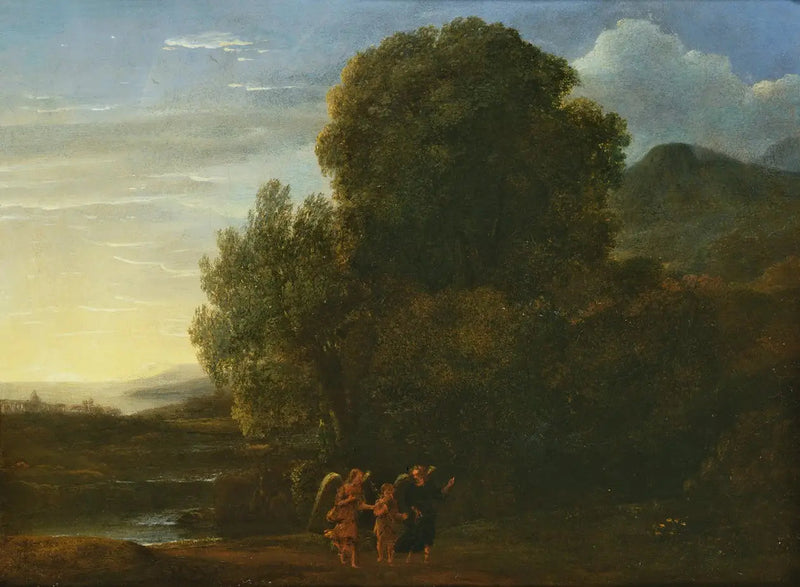 Landskap med Saint Johannes Døperen - Claude Lorrain