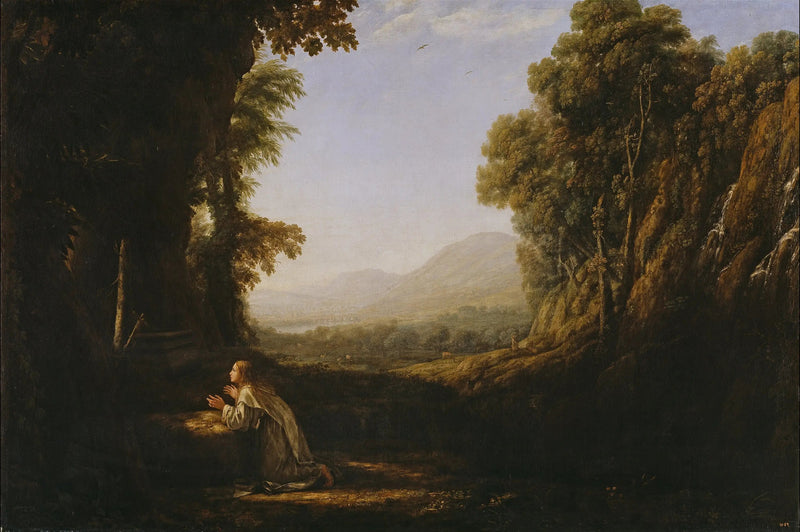 Landskap med Saint María de Cervelló - Claude Lorrain