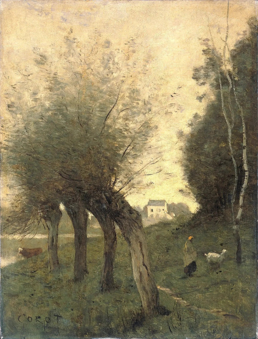 Landskap med Soller - Jean-Baptiste Camille Corot