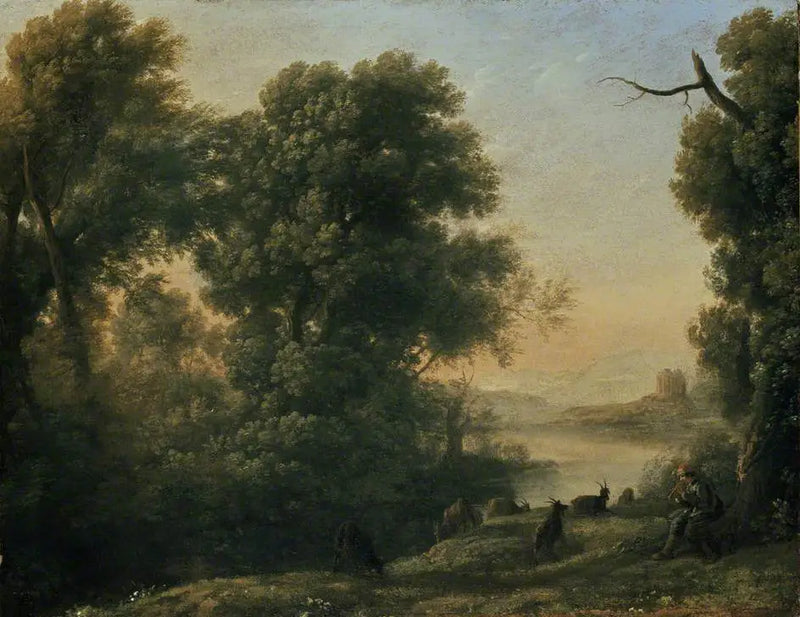 Landskap med en saueholder - Claude Lorrain