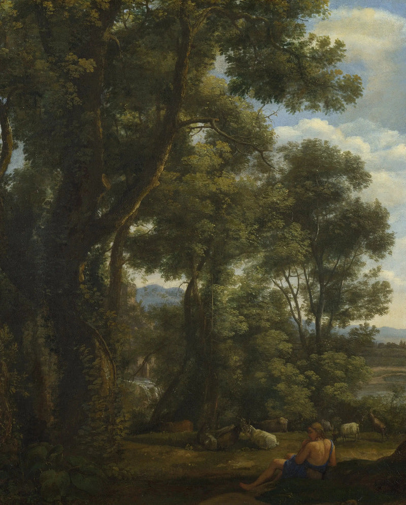 Landskap med en sauebonde og geiter - Claude Lorrain