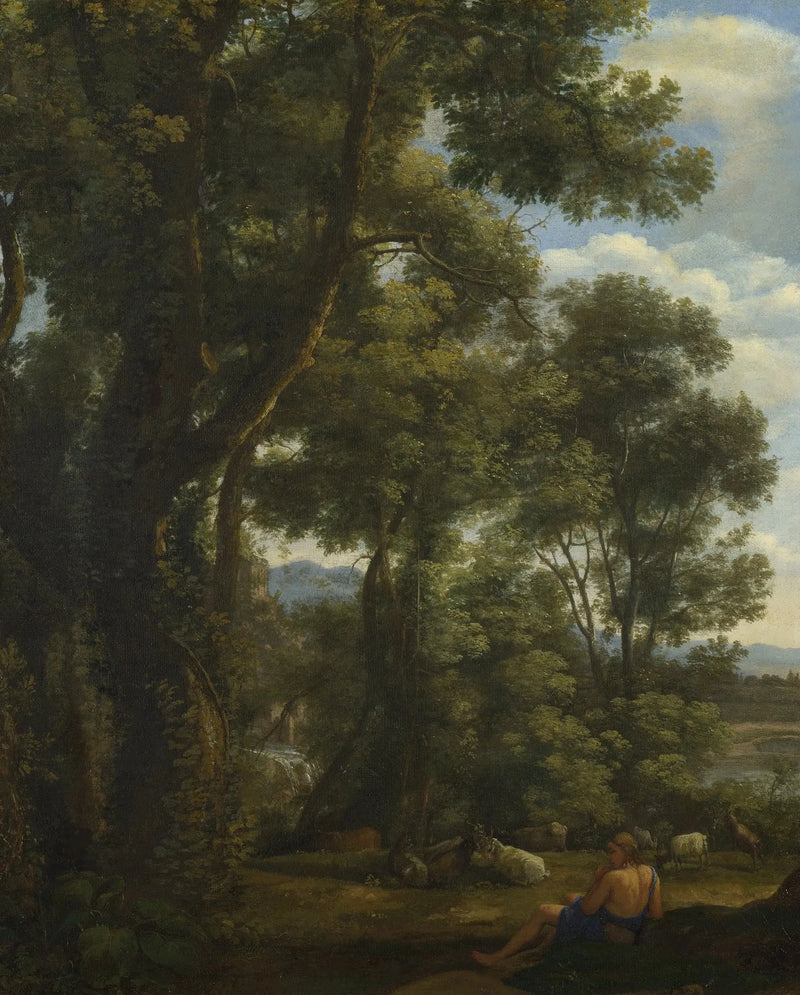 Landskap med en sauebonde og geiter - Claude Lorrain
