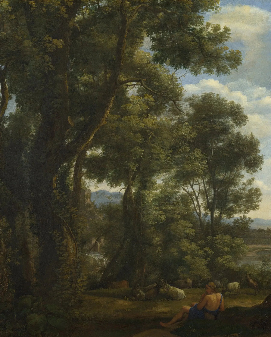 Landskap med en sauebonde og geiter - Claude Lorrain