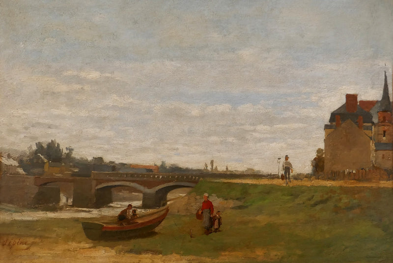  Landskap med en bro - Stanislas Lépiné