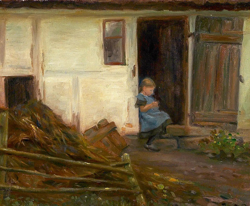 Landskap med en jente i en dør. - H. A. Brendekilde

Source:
Paysage avec une fille dans une porte. - H. A. Brendekilde