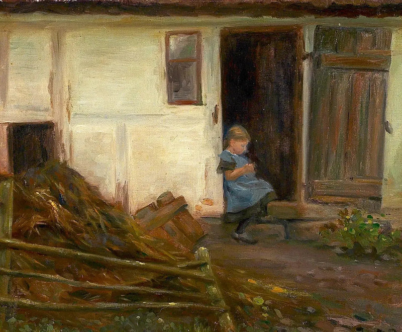 Landskap med en jente i en dør. - H. A. Brendekilde

Source:
Paysage avec une fille dans une porte. - H. A. Brendekilde