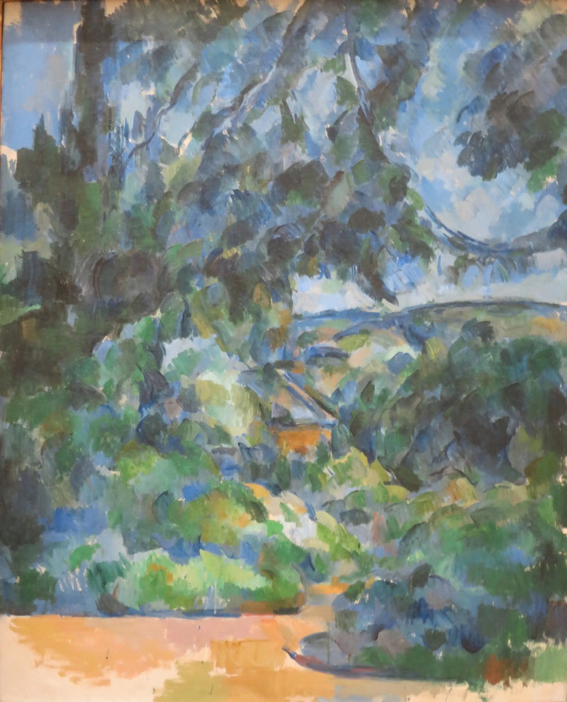 Blått landskap - Paul Cézanne