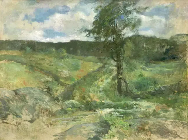  Landskap, Branchville - John Henry Twachtman
