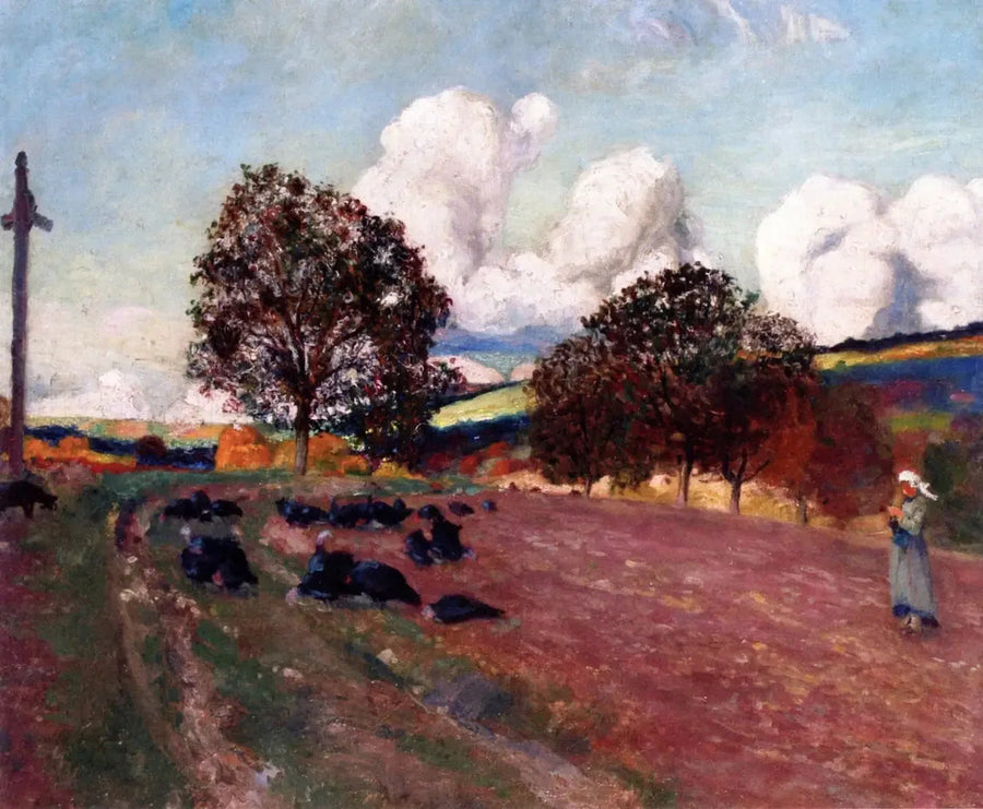 Bretagne Landskap - Robert Delaunay