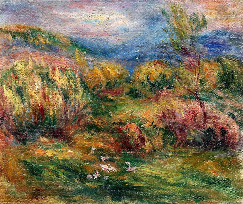 Landskap fra Cagnes-sur-Mer - Pierre-Auguste Renoir