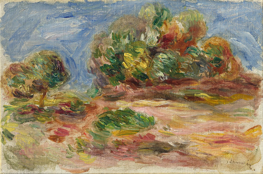 Landskap fra Cagnes - Pierre-Auguste Renoir