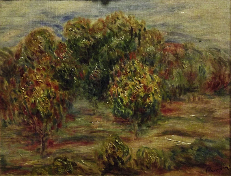 Landskap nær Cagnes - Pierre-Auguste Renoir
