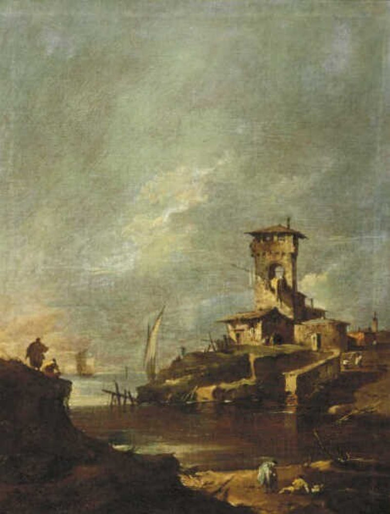 Landskap-Capriccio - Francesco Guardi