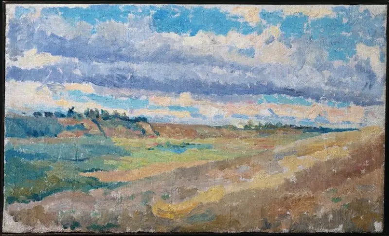 Landskap, åker - Kazimir Malevich