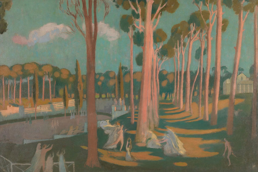 Klassisk landskap med personer - Maurice Denis