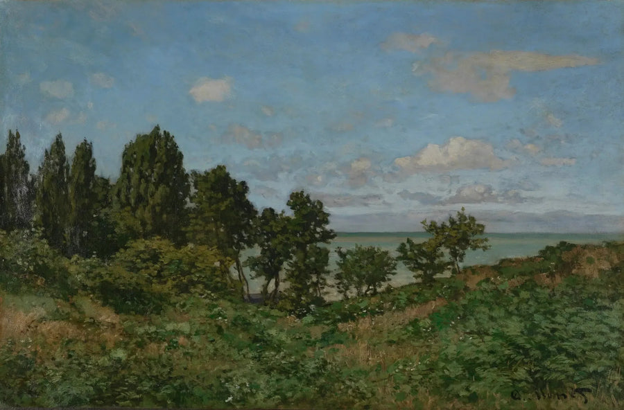 Kystlandskap - Claude Monet