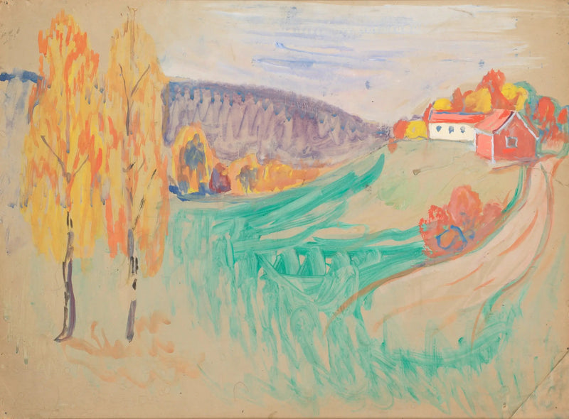 Høstlandskap - Edvard Munch