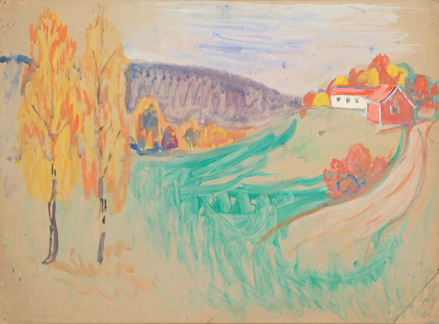 Høstlandskap - Edvard Munch