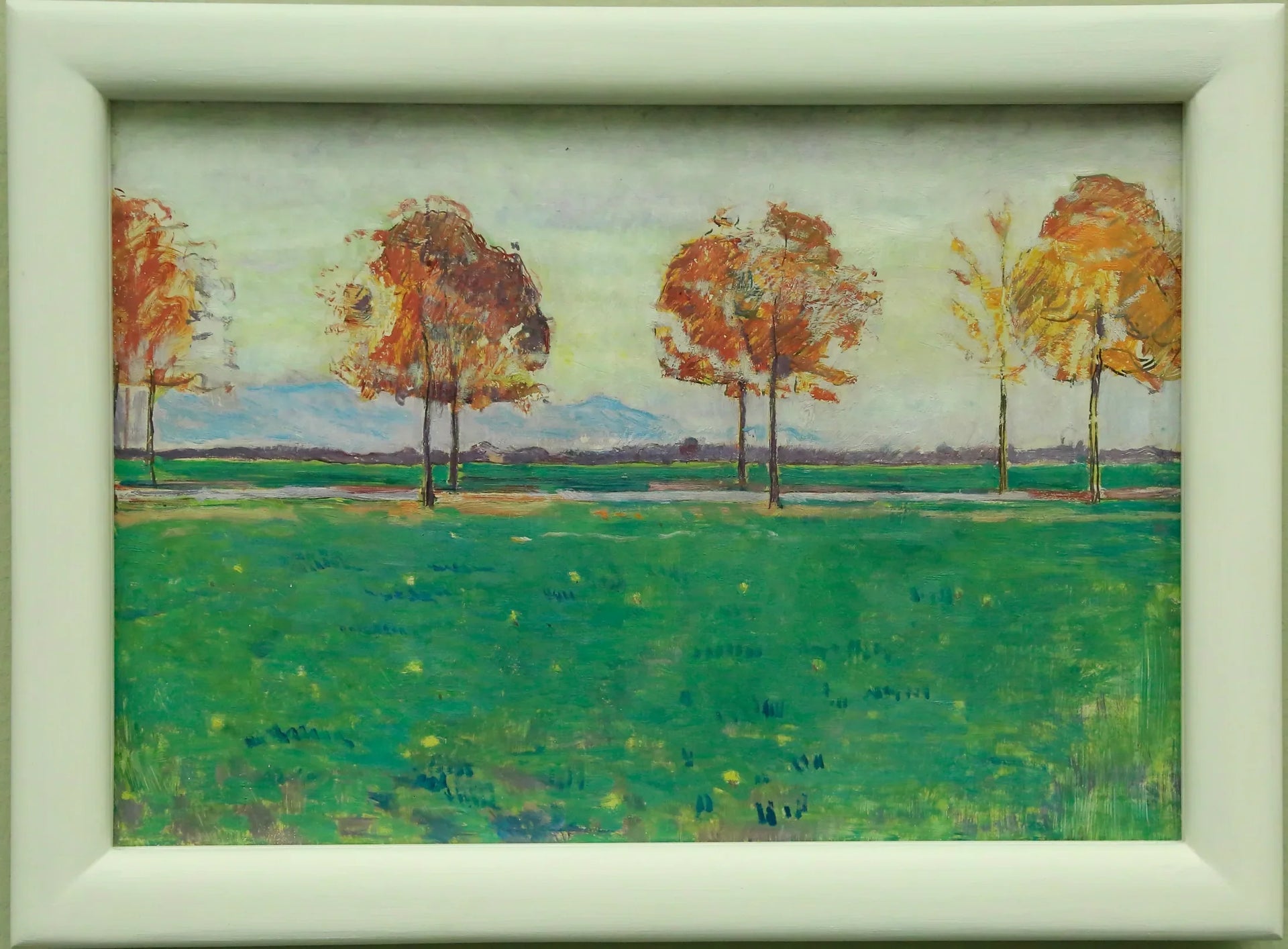 Paysage d'automne près de Soleure - Ferdinand Hodler image 1 reproduction de peinture à l’huile