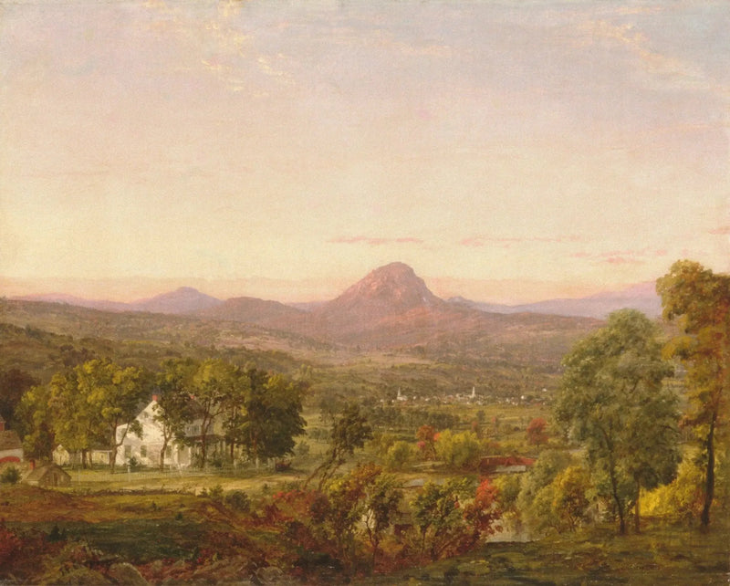 Høstlandskap, Sugar Loaf Mountain, Orange County, New York - Jasper Francis Cropsey