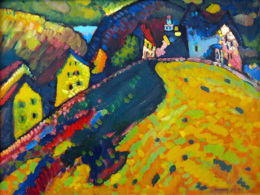 Sommerlandskap - Vassily Kandinsky
