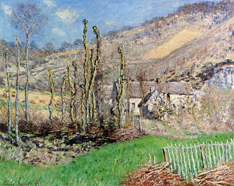 Vinterlandskap i Falaise-dalen (Giverny) - Claude Monet