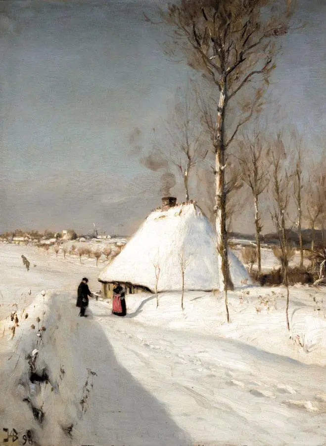Vinterlandskap. - H. A. Brendekilde

Source:
Paysage d'hiver. - H. A. Brendekilde