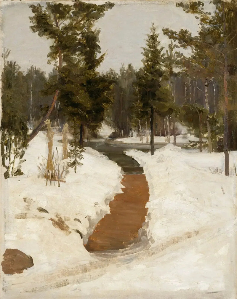 Vinterlandskap - Ilya Repin
