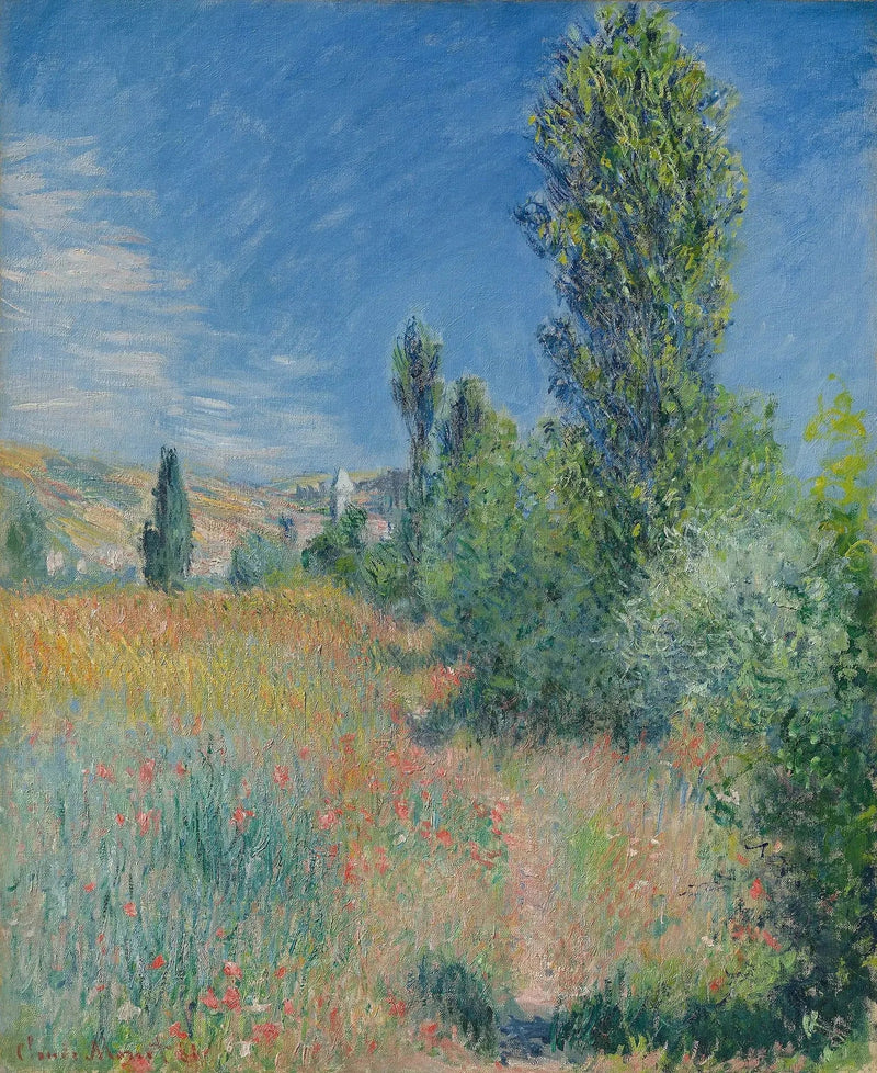 Landskap på øya Saint-Martin - Claude Monet