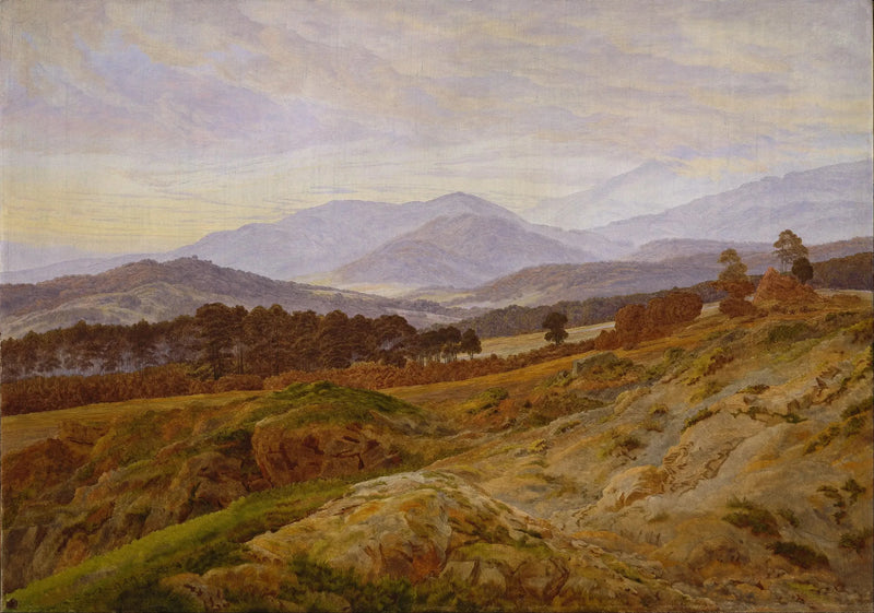 Landskap i Jotunheimen - Caspar David Friedrich