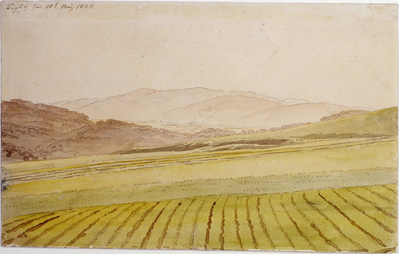 Bøhmiske Landskap - Caspar David Friedrich