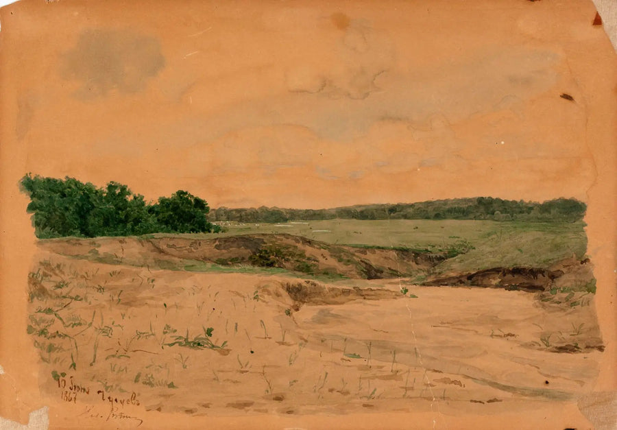 Landskap av Chuguev - Ilya Repin