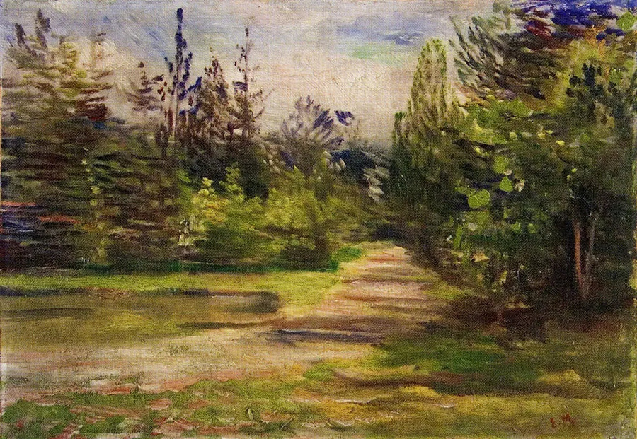 Skoglandskap - Edvard Munch