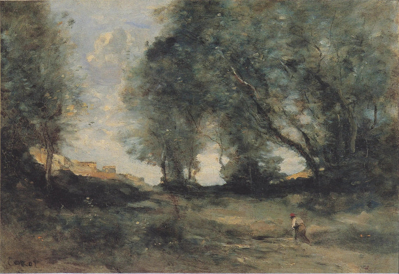 Skoglandskap - Jean-Baptiste Camille Corot