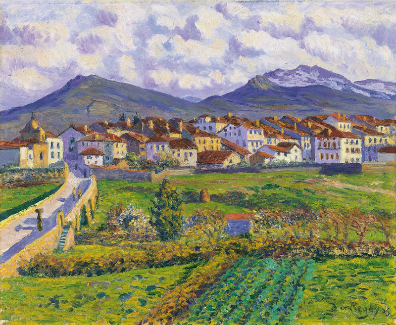 Hernani-landskap - Darío de Regoyos