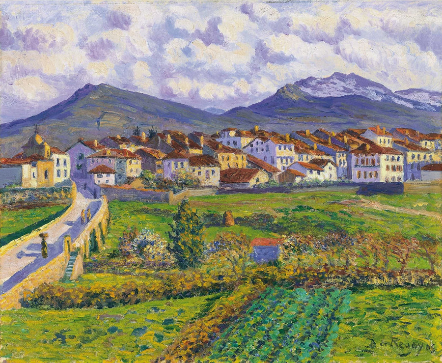 Hernani-landskap - Darío de Regoyos