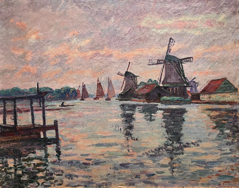 Nederland landskap - Armand Guillaumin