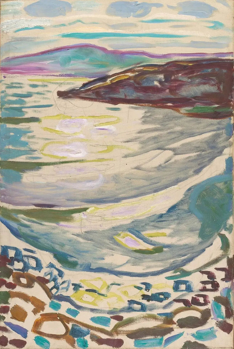Landskap fra Hvitsten - Edvard Munch
