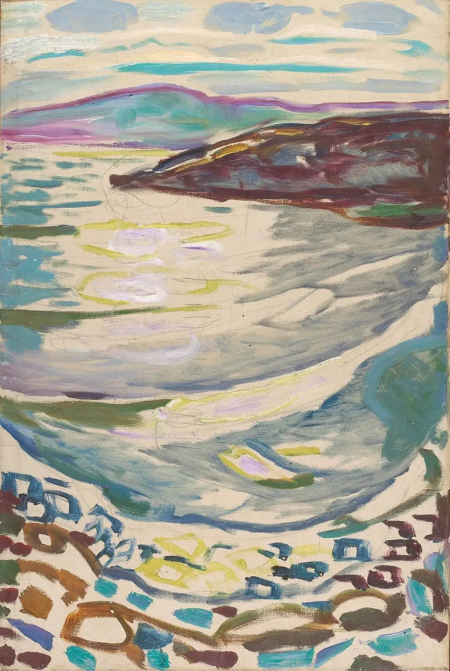 Landskap fra Hvitsten - Edvard Munch