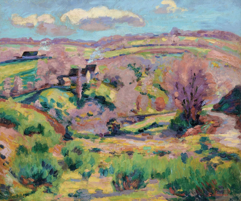 Landskap av Creuse, om våren - Armand Guillaumin