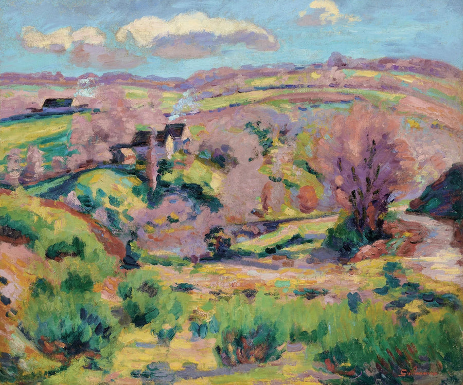 Landskap av Creuse, om våren - Armand Guillaumin