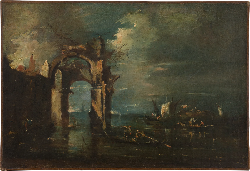 Lagunenlandskap - Francesco Guardi