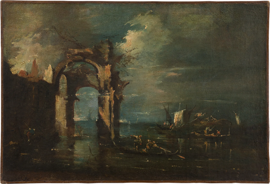 Lagunenlandskap - Francesco Guardi