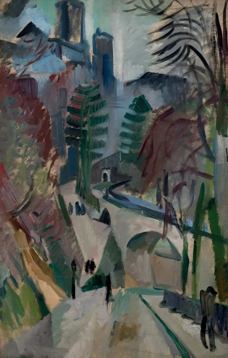 Landskap fra Laon - Robert Delaunay