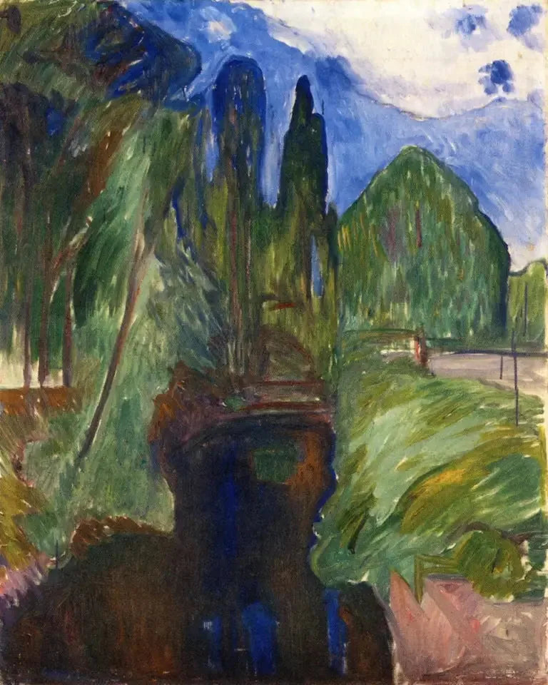 Parklandskap - Edvard Munch