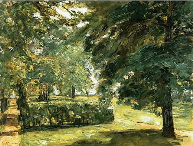 Parklandskap (Hekkene i Wannsee øst) - Max Liebermann