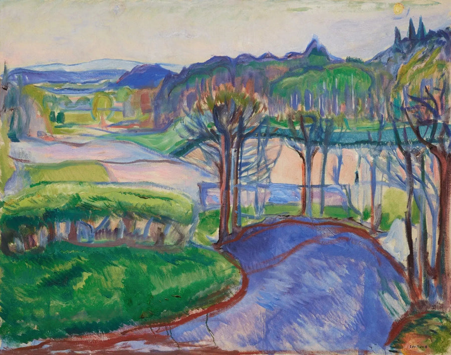 Vårlandskap - Edvard Munch