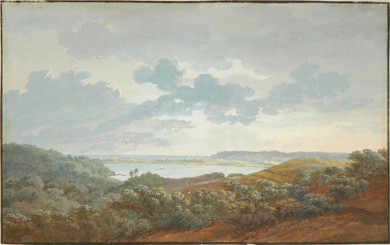 Rügen-landskap med bukt - Caspar David Friedrich