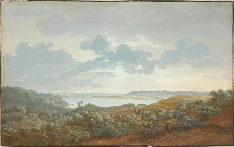 Rügen-landskap med bukt - Caspar David Friedrich