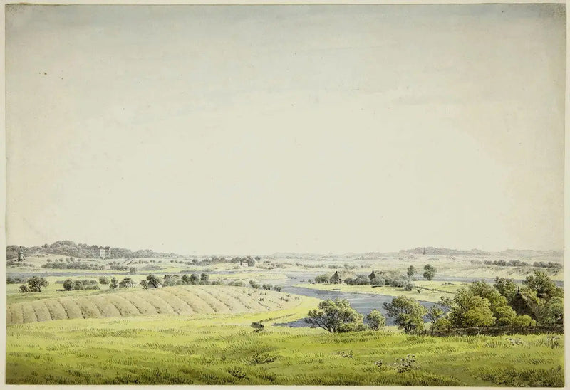 Landskap fra Rügen nær Putbus - Caspar David Friedrich